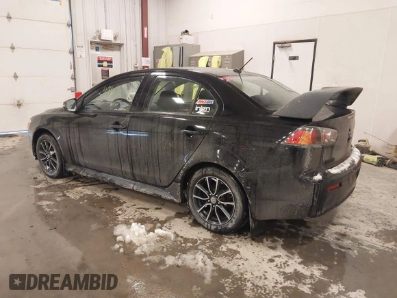 2015 Mitsubishi Lancer SE with VIN JA32V2FW6FU019508, listed as a IAAI auction lot 41633196 with 91,758 mi miles. Bid and sale history available at carsss.com. Image 3.