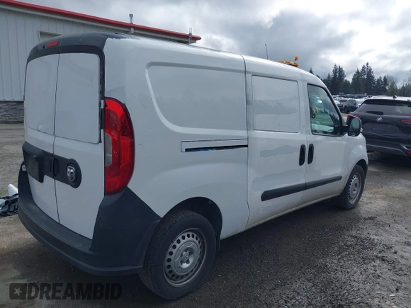 2018 Ram ProMaster City Cargo Van Tradesman with VIN ZFBERFAB5J6K35252, listed as a IAAI auction lot 41745960 with 108,100 mi miles. Bid and sale history available at carsss.com. Image 4.