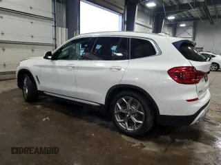 2020 BMW X3 xDrive30i with VIN 5UXTY5C03L9B17538, listed as a Copart auction lot 82562154 with 75,062 mi miles and Salvage Title. Bid and sale history available at DreamBid. Image 2.