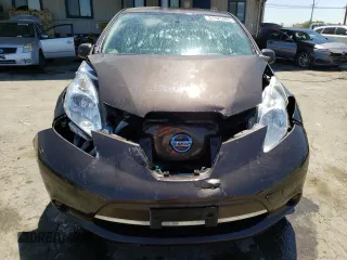 2016 Nissan LEAF S with VIN 1N4BZ0CP0GC308050, listed as a Copart auction lot 61525983 with 78,199 mi miles. Bid and sale history available at carsss.com. Image 5.