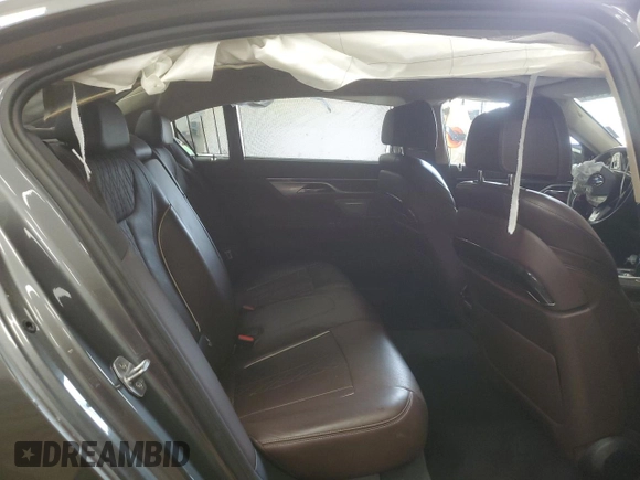 2017 BMW 7 Series 740i with VIN WBA7E2C54HG739147, listed as a Copart auction lot 67661374 with 0 mi miles and Clean Title. Bid and sale history available at carsss.com. Image 10.