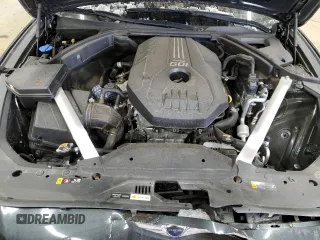 2022 Genesis G70 2.0T with VIN KMTG34TA1NU088981, listed as a Copart auction lot 88038865 with 29,407 mi miles and Salvage Title. Bid and sale history available at DreamBid. Image 11.