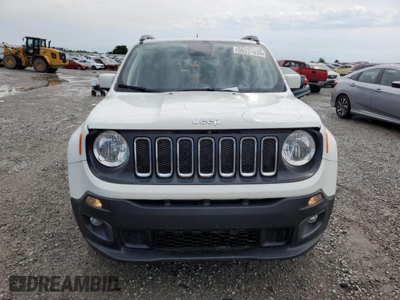 2018 Jeep Renegade Latitude with VIN ZACCJBBB2JPJ43495, listed as a Copart auction lot 56929015 with 115,808 mi miles and Salvage title. Bid and sale history available at DreamBid. Image 5.
