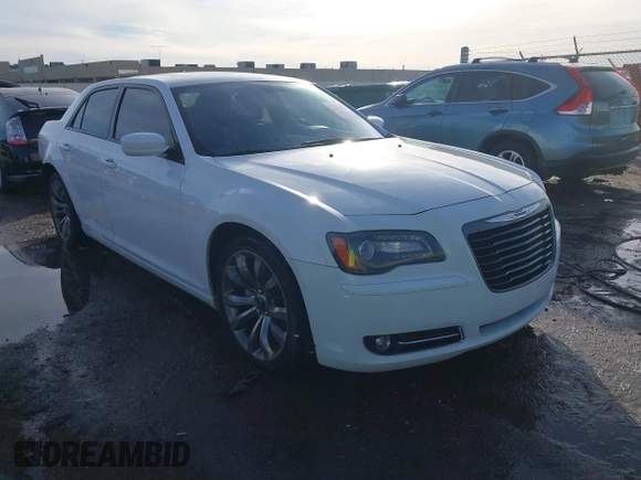 2014 Chrysler 300 with VIN 2C3CCABG9EH286541, listed as a IAAI auction lot 40828693 with 143,343 mi miles. Bid and sale history available at carsss.com. Image 1.