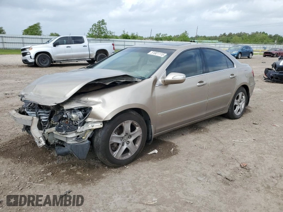 2006 Acura RL z VIN JH4KB16576C008162, wystawiony jako Copart lot #51801115 z przebiegiem Nie podano mil oraz Szkoda całkowita • Salvage title. Historia ofert i sprzedaży dostępna na DreamBid. Obrazek 1.