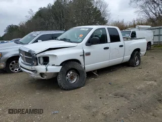 2008 Dodge Ram 2500 SLT with VIN 3D7KS28D18G228253, listed as a Copart auction lot 43116865 with 231,369 mi miles and Salvage Title. Bid and sale history available at carsss.com. Image 1.
