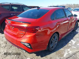 2021 Kia Forte GT-Line with VIN 3KPF34AD7ME405490, listed as a IAAI auction lot 41639170 with 26,808 mi miles. Bid and sale history available at carsss.com. Image 4.