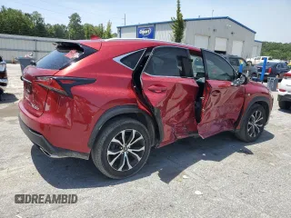 2015 Lexus NX 200t with VIN JTJBARBZ2F2021593, listed as a Copart auction lot 56943015 with 128,331 mi miles and Salvage title. Bid and sale history available at DreamBid. Image 3.