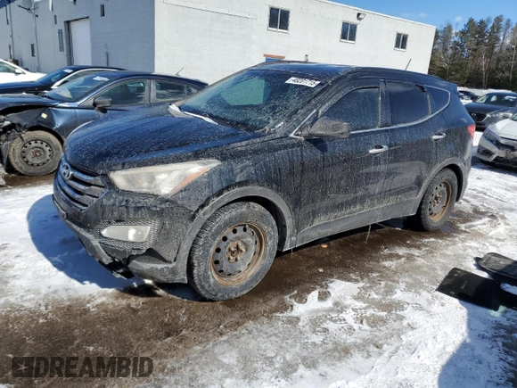 2013 Hyundai Santa Fe Sport z VIN 5XYZU3LBXDG027071, wystawiony jako Copart lot #48201715 z przebiegiem 175 806 mil mil oraz Szkoda całkowita • Salvage title. Historia ofert i sprzedaży dostępna na DreamBid. Obrazek 1.
