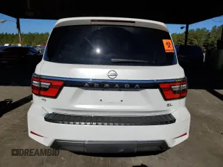 2022 Nissan Armada SL with VIN JN8AY2BA8N9392120, listed as a Copart auction lot 80426994 with 71,026 mi miles and Salvage Title. Bid and sale history available at carsss.com. Image 6.
