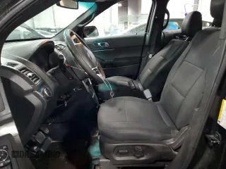 2015 Ford Utility Police Interceptor with VIN 1FM5K8AR6FGC52505, listed as a Copart auction lot 61448574 with 0 mi miles and Salvage Title. Bid and sale history available at carsss.com. Image 7.