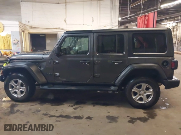 2022 Jeep Wrangler Unlimited Willys with VIN 1C4HJXDN9NW144374, listed as a IAAI auction lot 42325098 with 10,948 mi miles and . Bid and sale history available at DreamBid. Image 14.