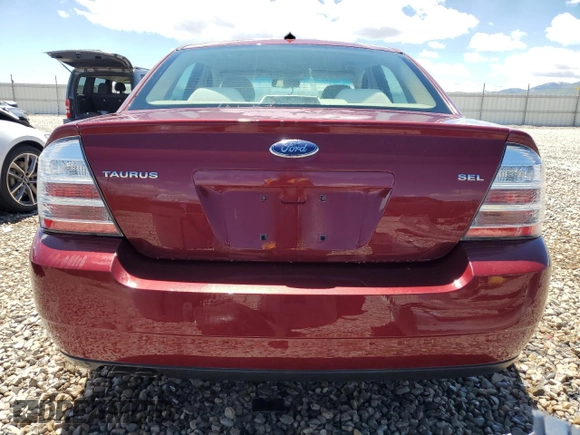 2008 Ford Taurus SEL with VIN 1FAHP24W88G132831, listed as a Copart auction lot 55637404 with 140,369 mi miles and Salvage Title. Bid and sale history available at carsss.com. Image 6.