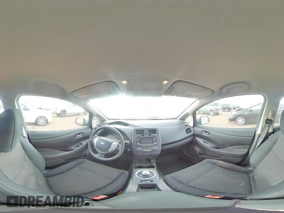 2016 Nissan LEAF S with VIN 1N4BZ0CP6GC313575, listed as a Copart auction lot 58181543 with 0 mi miles. Bid and sale history available at carsss.com. Image 13.