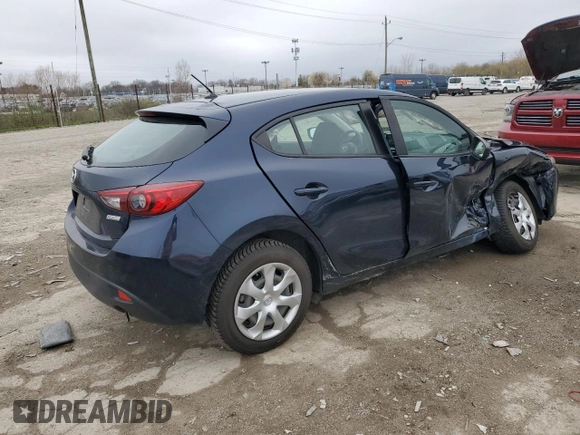 2016 Mazda 3 i Sport with VIN 3MZBM1J78GM266031, listed as a Copart auction lot 51156915 with 65,034 mi miles and Salvage Title. Bid and sale history available at DreamBid. Image 3.