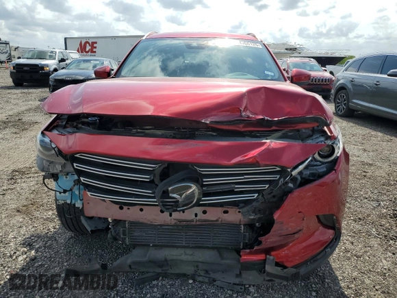 2021 Mazda CX-9 Grand Touring with VIN JM3TCBDY4M0539332, listed as a Copart auction lot 54756125 with 65,614 mi miles and Salvage title. Bid and sale history available at DreamBid. Image 5.
