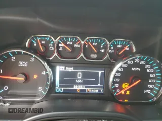 2015 Chevrolet Silverado 3500HD LTZ with VIN 1GC4K0E80FF509652, listed as a Copart auction lot 45758655 with 58,456 mi miles and Salvage Title. Bid and sale history available at DreamBid. Image 9.
