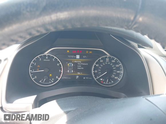 2019 Nissan Murano S with VIN 5N1AZ2MS9KN153687, listed as a IAAI auction lot 41380549 with 37,963 mi miles. Bid and sale history available at carsss.com. Image 7.