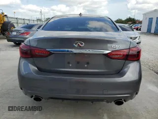 2023 Infiniti Q50 LUXE with VIN JN1EV7BP9PM510525, listed as a Copart auction lot 44904165 with 0 mi miles and Non Repairable. Bid and sale history available at carsss.com. Image 6.