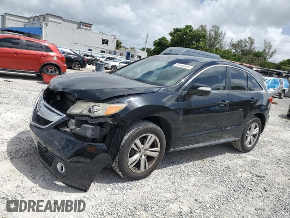2013 Acura RDX Tech Pkg with VIN 5J8TB3H59DL015174, listed as a Copart auction lot 51805585 with 78,497 mi miles and Salvage Title. Bid and sale history available at carsss.com. Image 1.