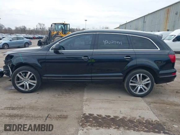 2015 Audi Q7 Premium Plus with VIN WA1LGAFE6FD013994, listed as a IAAI auction lot 42029953 with 124,148 mi miles and . Bid and sale history available at DreamBid. Image 15.