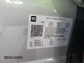 2023 Chevrolet Traverse RS z VIN 1GNERJKW1PJ145143, wystawiony jako Copart lot #73587744 z przebiegiem 6 278 mil mil oraz Szkoda całkowita • Salvage title. Historia ofert i sprzedaży dostępna na DreamBid. Obrazek 13.