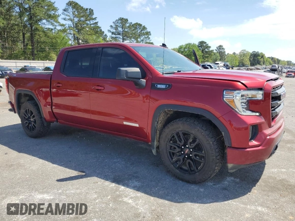 2021 GMC Sierra 1500 Elevation with VIN 3GTU9CETXMG303896, listed as a Copart auction lot 51157655 with 94,474 mi miles and Salvage Title. Bid and sale history available at DreamBid. Image 4.