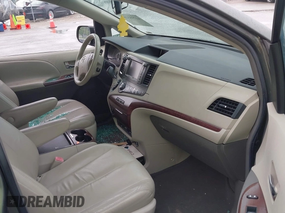 2011 Toyota Sienna XLE AAS with VIN 5TDYK3DC7BS041020, listed as a IAAI auction lot 42218328 with Not Provided miles and . Bid and sale history available at DreamBid. Image 5.
