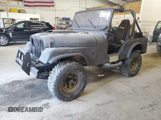 1974 Jeep CJ z VIN J4F835TA46572, wystawiony jako Copart lot #48913825 z przebiegiem 11 454 mil mil oraz Szkody całkowita. Historia ofert i sprzedaży dostępna na DreamBid. Obrazek 1.