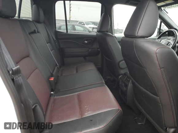 2022 Honda Ridgeline Black Edition with VIN 5FPYK3F84NB025222, listed as a Copart auction lot 83530384 with 43,420 mi miles and Salvage title. Bid and sale history available at DreamBid. Image 10.