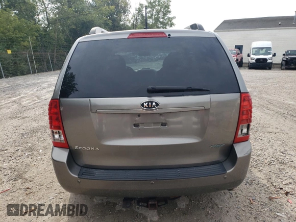 2012 Kia Sedona LX with VIN KNDMG4C77C6449626, listed as a Copart auction lot 70522954 with 0 mi miles and Clean Title. Bid and sale history available at carsss.com. Image 6.