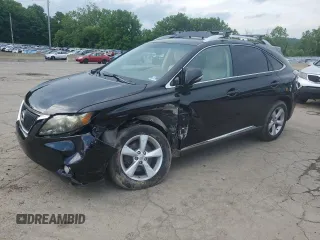 2011 Lexus RX 350 with VIN JTJBK1BA7B2015596, listed as a Copart auction lot 61337755 with 80,907 mi miles and Salvage title. Bid and sale history available at DreamBid. Image 1.