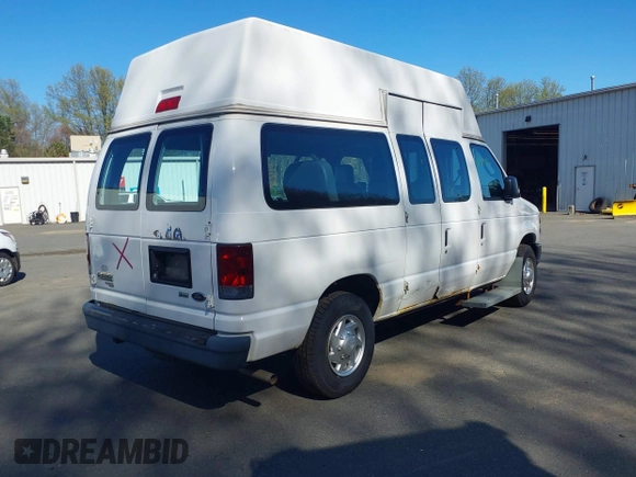 2012 Ford Econoline Cargo Recreational with VIN 1FTNE2EW0CDA38549, listed as a IAAI auction lot 42133456 with 95,252 mi miles and . Bid and sale history available at DreamBid. Image 4.