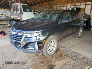 2023 Chevrolet Equinox LT z VIN 3GNAXKEGXPL247001, wystawiony jako Copart lot #55705635 z przebiegiem 29 157 mil mil oraz Szkoda całkowita • Salvage title. Historia ofert i sprzedaży dostępna na DreamBid. Obrazek 1.