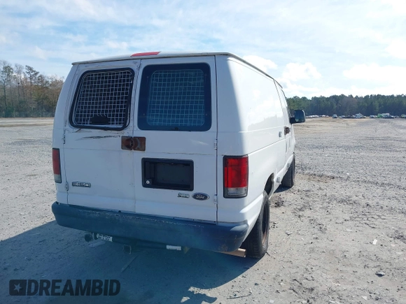 2009 Ford Econoline Cargo Commercial with VIN 1FTNE14W39DA31275, listed as a IAAI auction lot 41486746 with 206,526 mi miles and . Bid and sale history available at DreamBid. Image 4.
