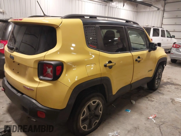 2017 Jeep Renegade Trailhawk с VIN ZACCJBCB5HPE55998, выставлен на аукционе IAAI как лот 41096925 с пробегом 99 103 миль миль и . История ставок и продаж доступна на DreamBid. Изображение 4.