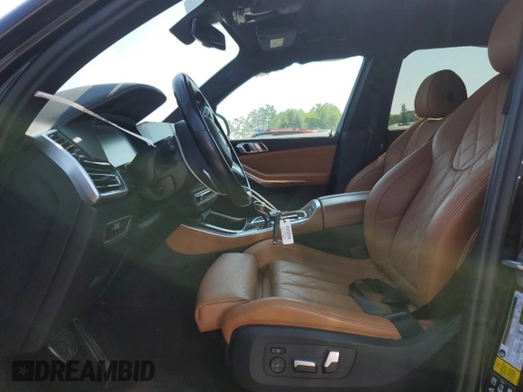 2023 BMW X5 xDrive40i with VIN 5UXCR6C09P9N95517, listed as a Copart auction lot 58315095 with Not provided miles and Salvage title. Bid and sale history available at DreamBid. Image 7.