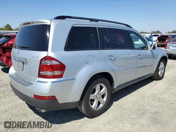 2008 Mercedes-Benz GL-Class 4.6L with VIN 4JGBF71E68A376813, listed as a Copart auction lot 70049044 with 152,942 mi miles and Salvage Title. Bid and sale history available at carsss.com. Image 3.
