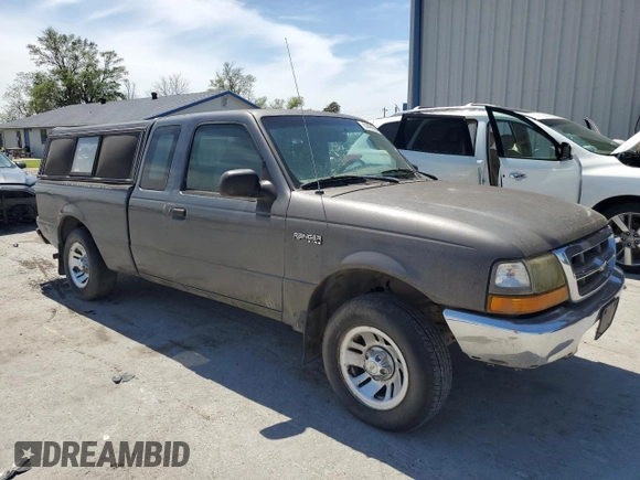 1999 Ford Ranger XL with VIN 1FTYR14VXXPA68148, listed as a Copart auction lot 51490594 with 166,889 mi miles and Salvage Title. Bid and sale history available at carsss.com. Image 4.