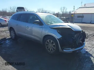2015 Buick Enclave Leather with VIN 5GAKVBKD2FJ351065, listed as a IAAI auction lot 41656934 with 148,015 mi miles and . Bid and sale history available at carsss.com. Image 1.