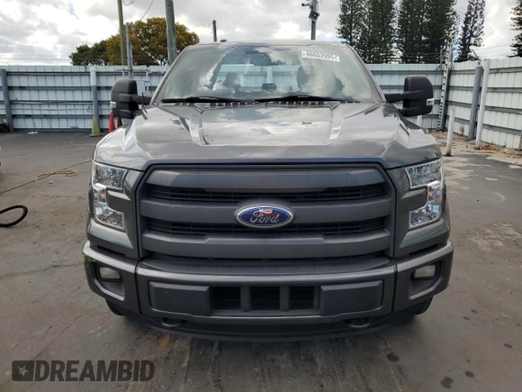 2015 Ford F-150 XLT with VIN 1FTEW1EP9FFB46015, listed as a Copart auction lot 46053995 with 113,883 mi miles and Salvage Title. Bid and sale history available at carsss.com. Image 5.