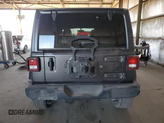 2021 Jeep Wrangler Unlimited Freedom with VIN 1C4HJXDG0MW648666, listed as a Copart auction lot 84260174 with 39,021 mi miles and Salvage title. Bid and sale history available at DreamBid. Image 6.