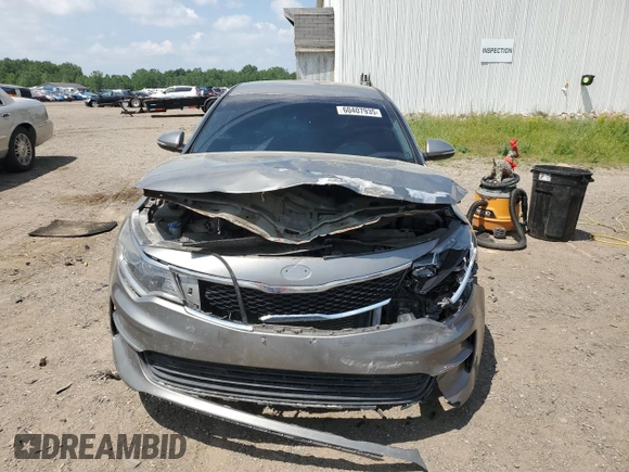 2016 Kia Optima LX with VIN 5XXGT4L30GG105066, listed as a Copart auction lot 60407935 with 144,303 mi miles and Clean title. Bid and sale history available at DreamBid. Image 5.