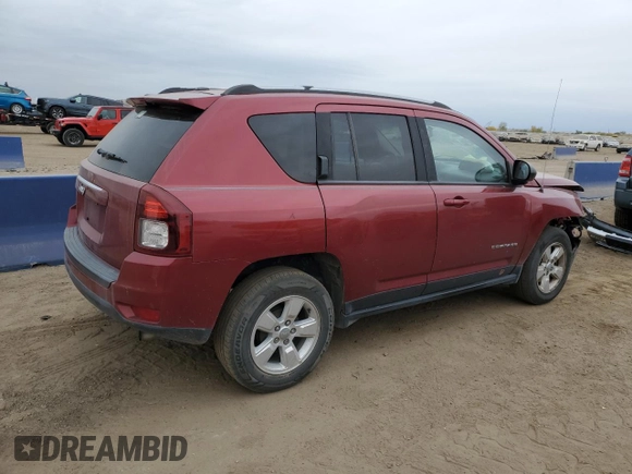 2016 Jeep Compass Sport with VIN 1C4NJCBB5GD548761, listed as a Copart auction lot 76425324 with 101,313 mi miles and Salvage title. Bid and sale history available at DreamBid. Image 3.