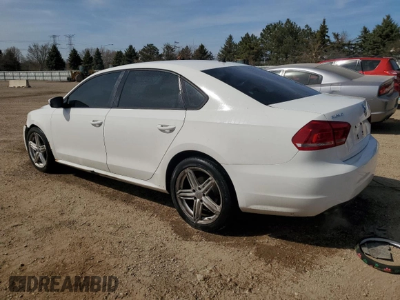2014 Volkswagen Passat S с VIN 1VWAP7A37EC006897, выставлен на аукционе Copart как лот 53035155 с пробегом 176 129 миль миль и Списание • Salvage title. История ставок и продаж доступна на DreamBid. Изображение 2.