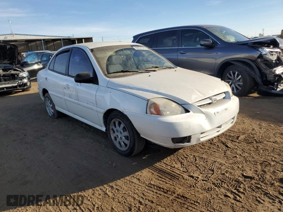 2003 Kia Rio with VIN KNADC125336223641, listed as a Copart auction lot 86651574 with 181,671 mi miles and Salvage Title. Bid and sale history available at carsss.com. Image 4.