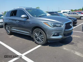 2019 Infiniti QX60 Pure with VIN 5N1DL0MN7KC563655, listed as a IAAI auction lot 42469111 with 84,864 mi miles and . Bid and sale history available at DreamBid. Image 1.