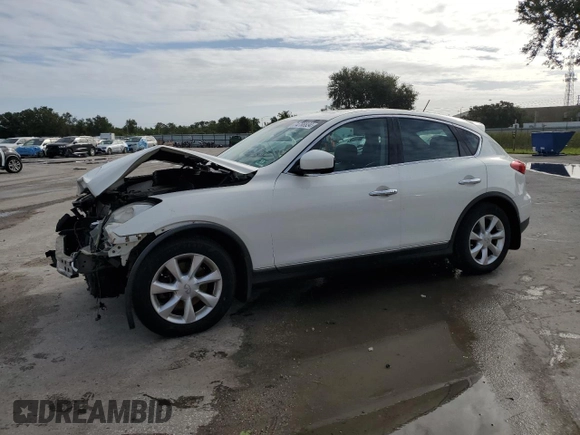2010 Infiniti EX Journey with VIN JN1AJ0HR6AM752786, listed as a Copart auction lot 74788834 with 183,219 mi miles and Salvage Title. Bid and sale history available at carsss.com. Image 1.
