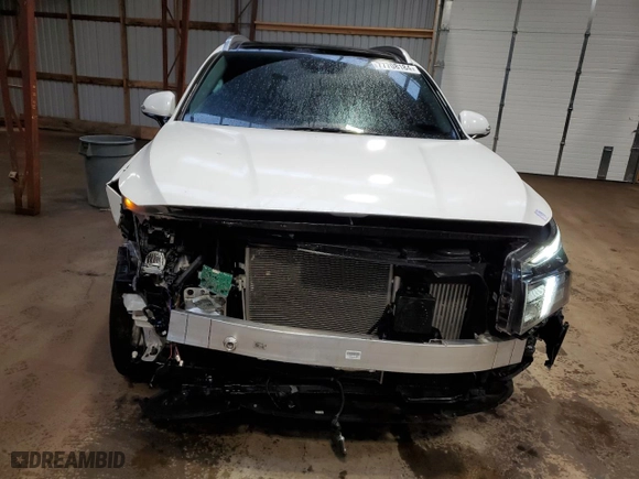 2022 Hyundai Santa Fe Hybrid SEL Premium with VIN KM8S3DA14NU040530, listed as a Copart auction lot 77708184 with 78,024 mi miles and Salvage Title. Bid and sale history available at carsss.com. Image 5.