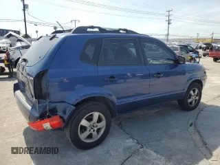 2008 Hyundai Tucson GLS with VIN KM8JM12B58U920493, listed as a Copart auction lot 49908505 with 202,954 mi miles and Salvage Title. Bid and sale history available at carsss.com. Image 3.